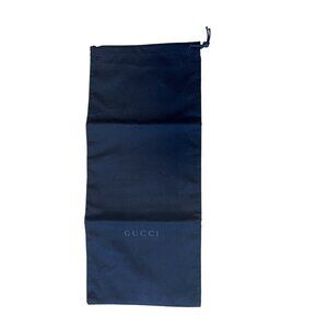 Gucci Black Drawstring Dust Bag 16"x7" For Shoes Or Accessories